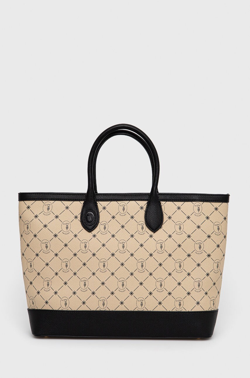 

Чанта Trussardi в бежово, Бежов
