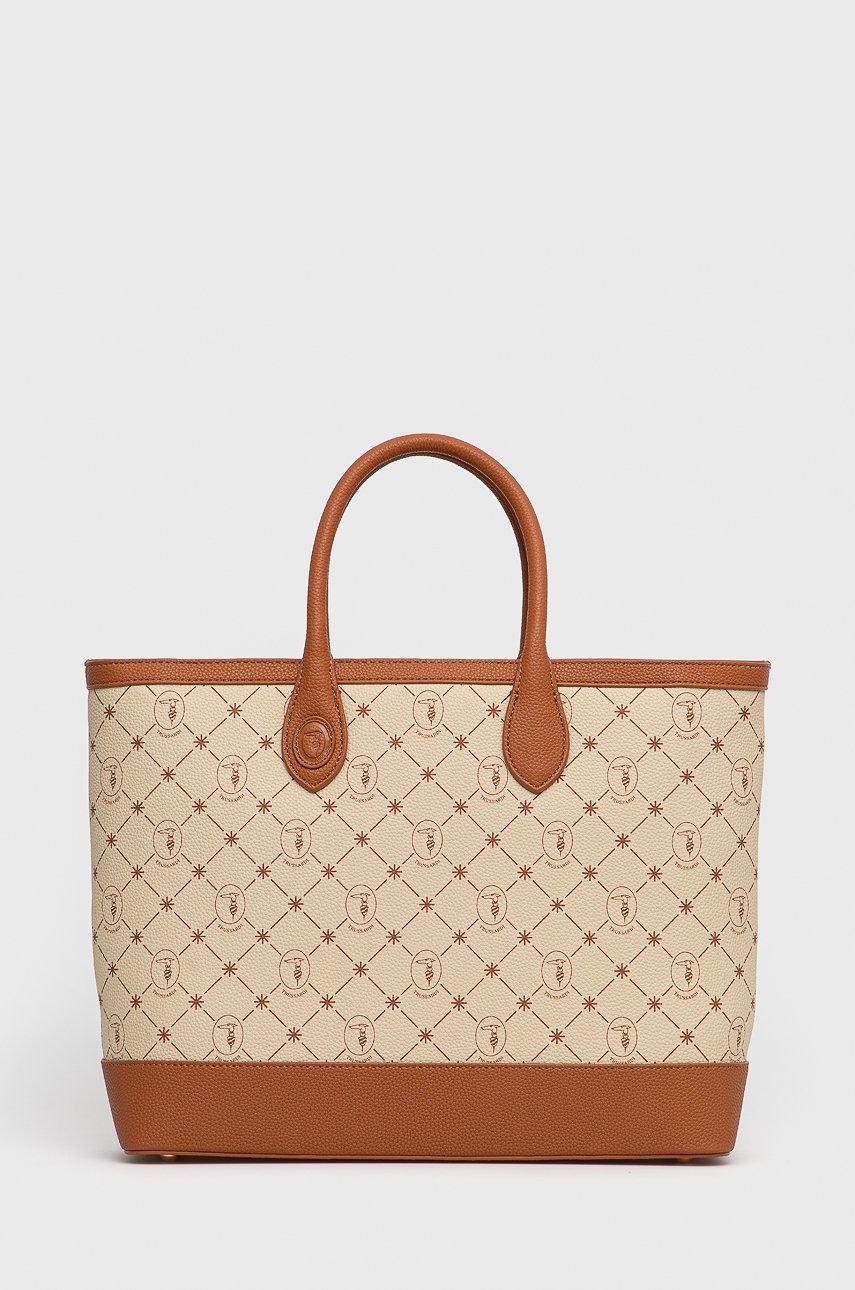 

Чанта Trussardi в бежово, Бежов