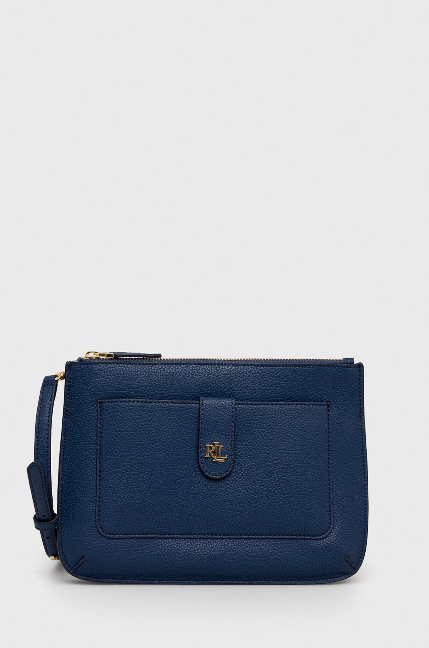 

Кожена чанта Lauren Ralph Lauren, Син