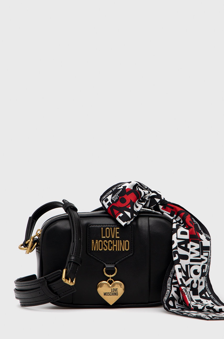 

Чанта Love Moschino в черно, Черен