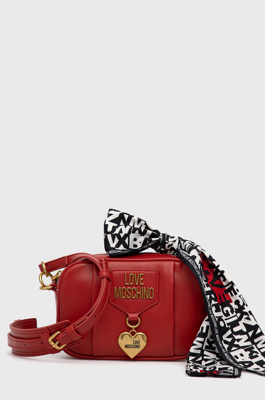 

Чанта Love Moschino в червено, Червен