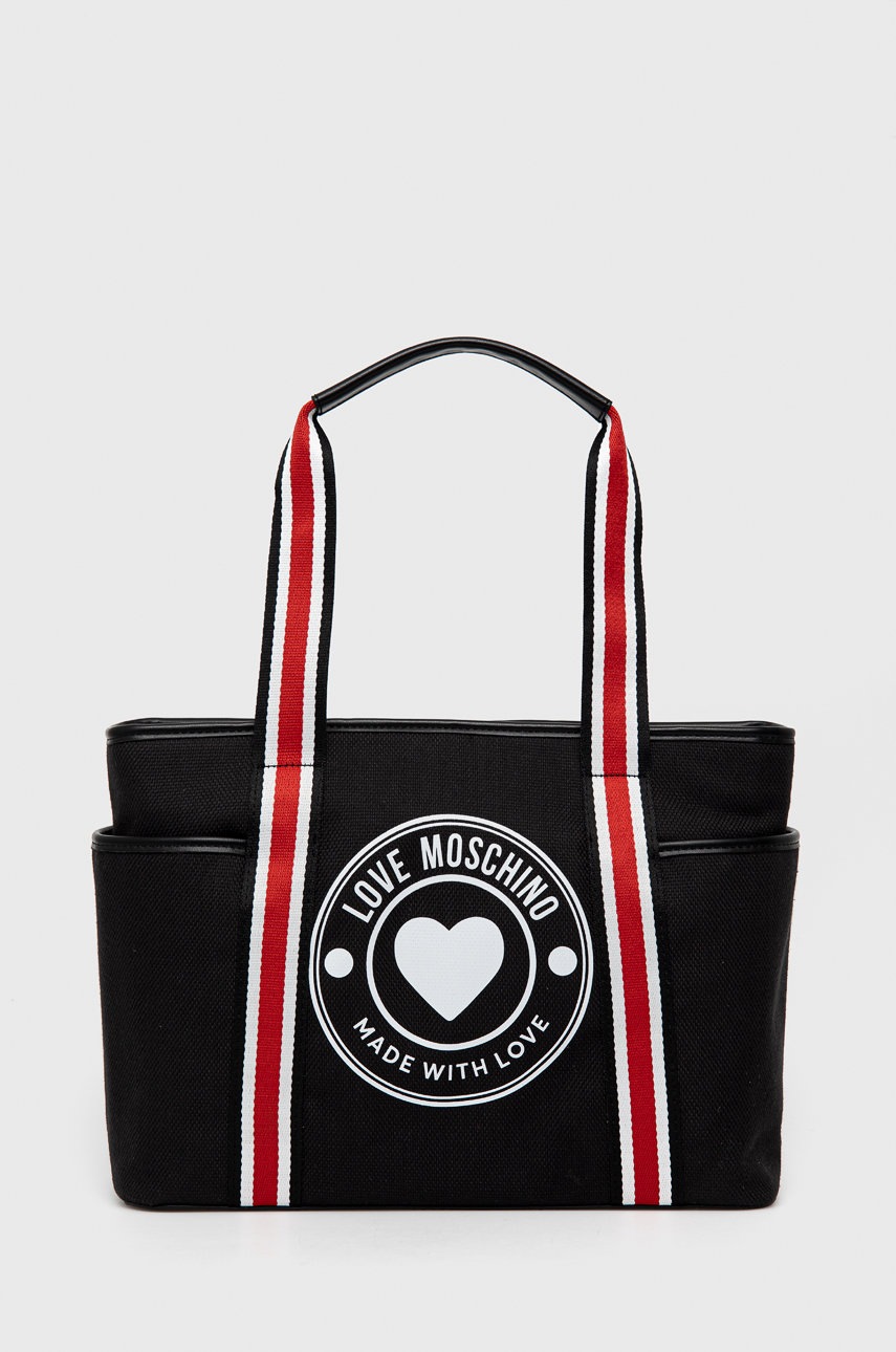 

Чанта Love Moschino в черно, Черен