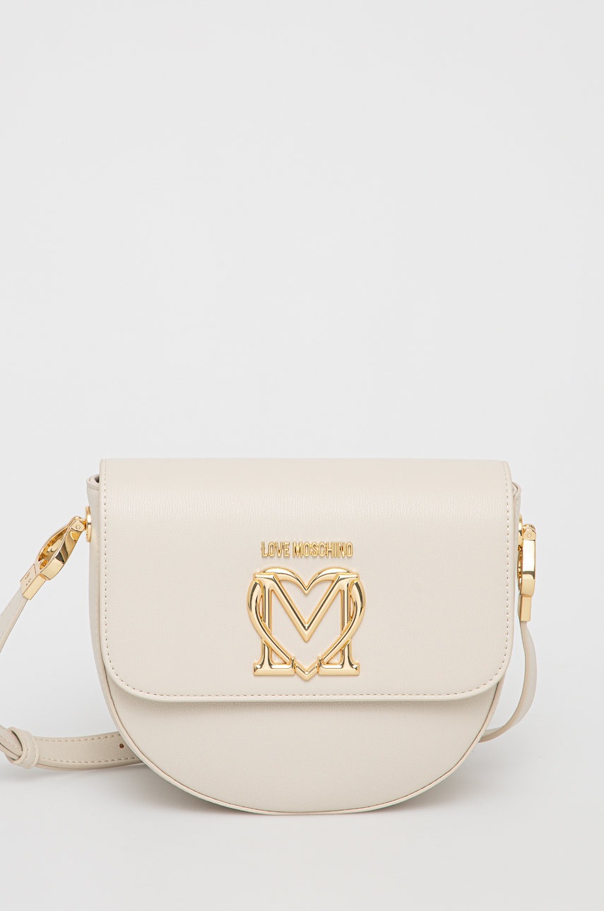

Чанта Love Moschino в бежово, Бежов