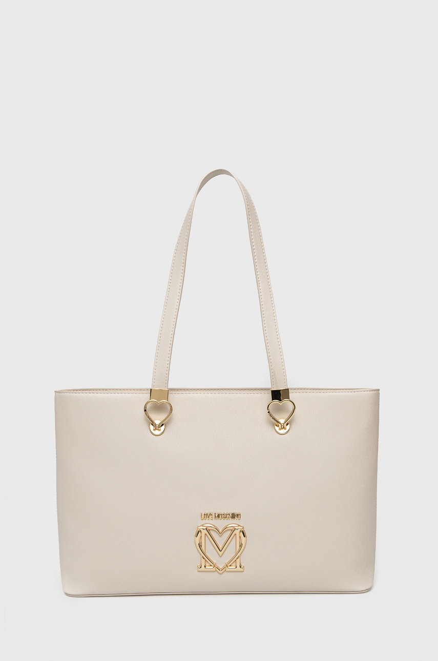 

Чанта Love Moschino в бежово, Бежов