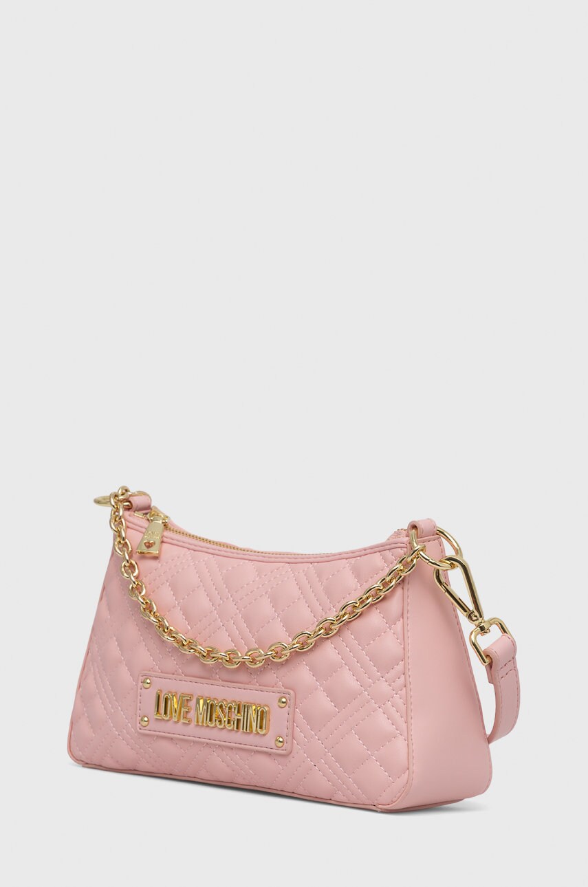 

Сумочка Love Moschino колір рожевий