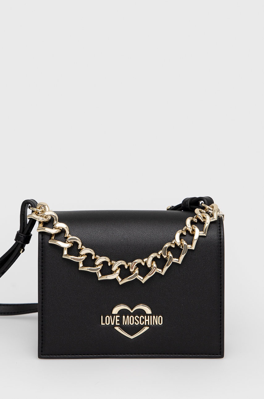 

Чанта Love Moschino в черно, Черен