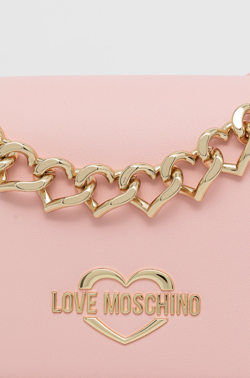 

Сумочка Love Moschino колір рожевий