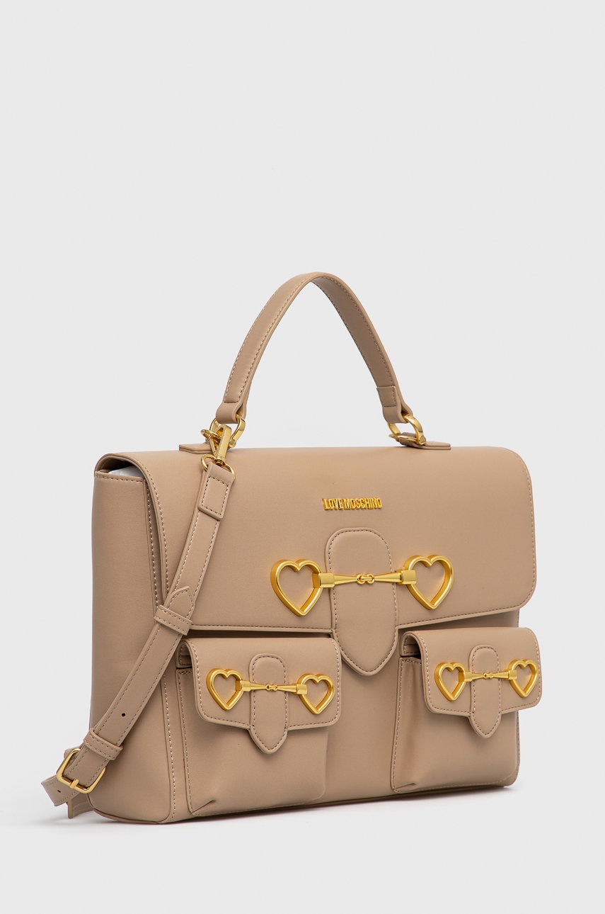 

Сумочка Love Moschino цвет бежевый