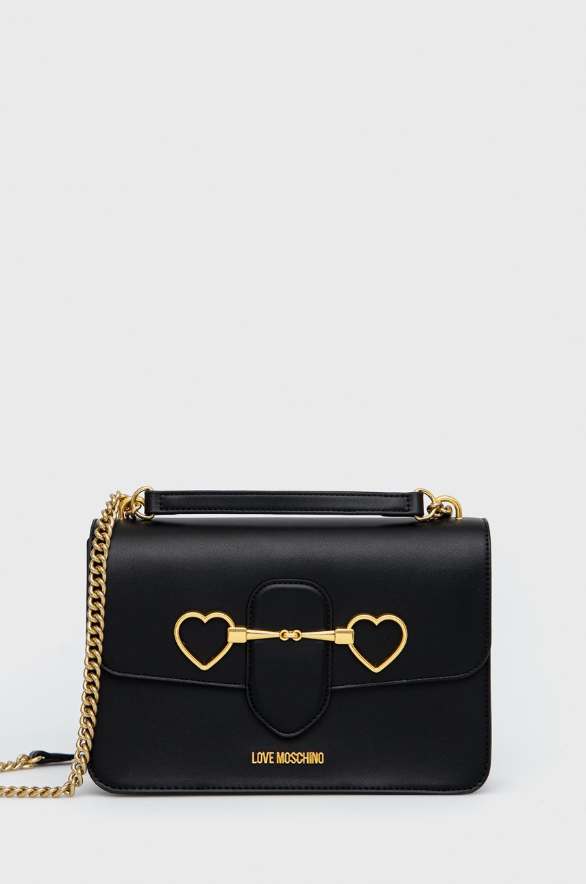 

Чанта Love Moschino в черно, Черен
