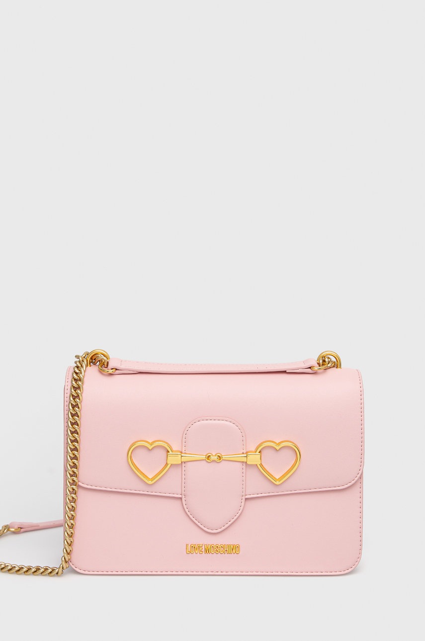 

Чанта Love Moschino в розово, Розов