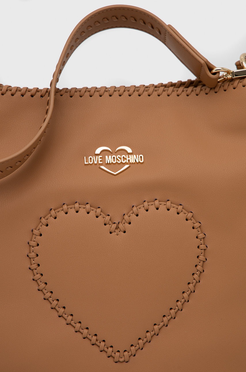 

Сумочка Love Moschino колір коричневий