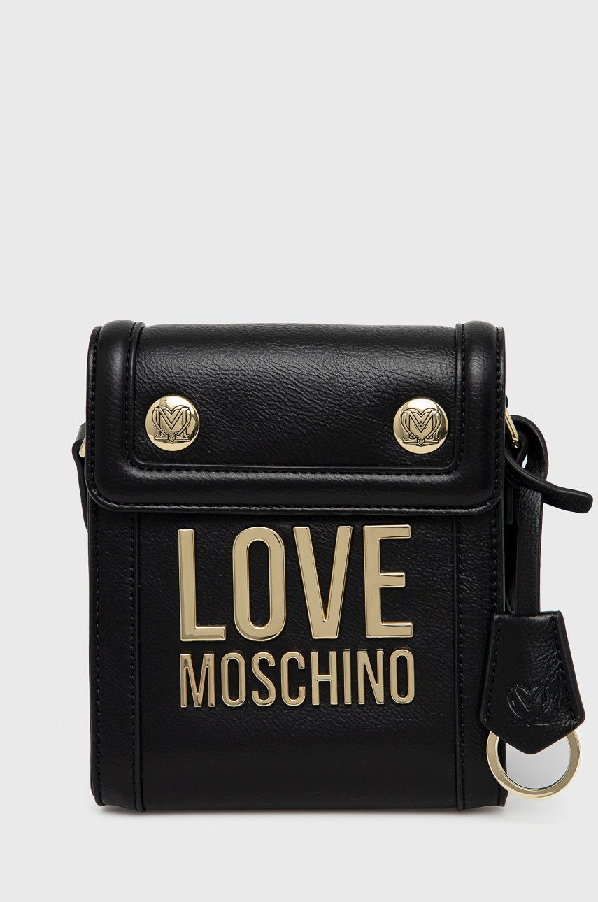Love Moschino poseta culoarea negru answear.ro