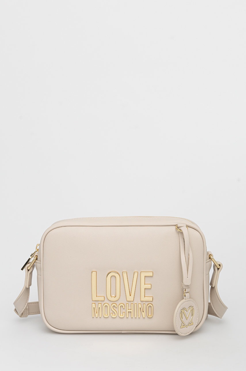 

Чанта Love Moschino в бежово, Бежов