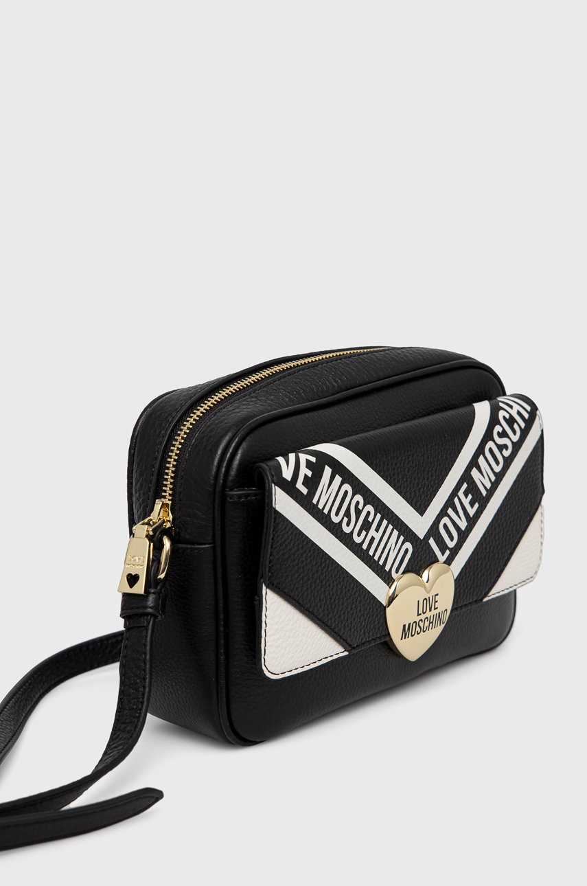 

Кожаная сумочка Love Moschino цвет чёрный