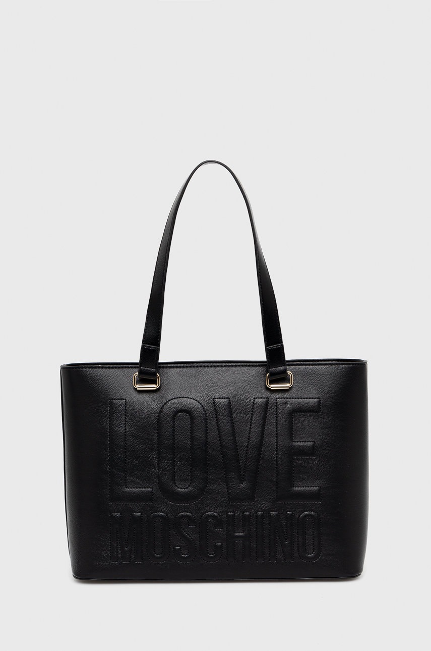 

Чанта Love Moschino в черно, Черен