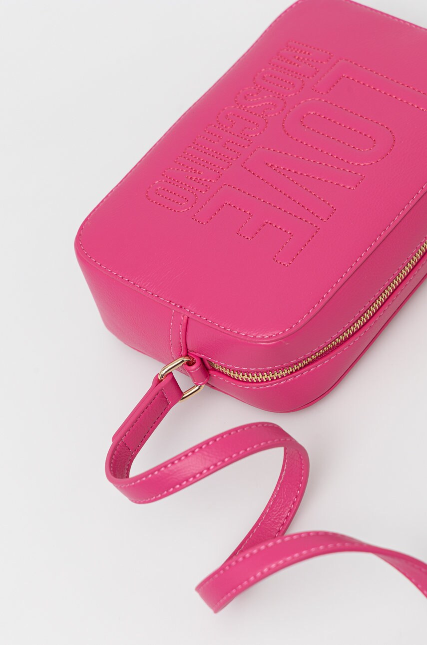 

Сумочка Love Moschino колір рожевий