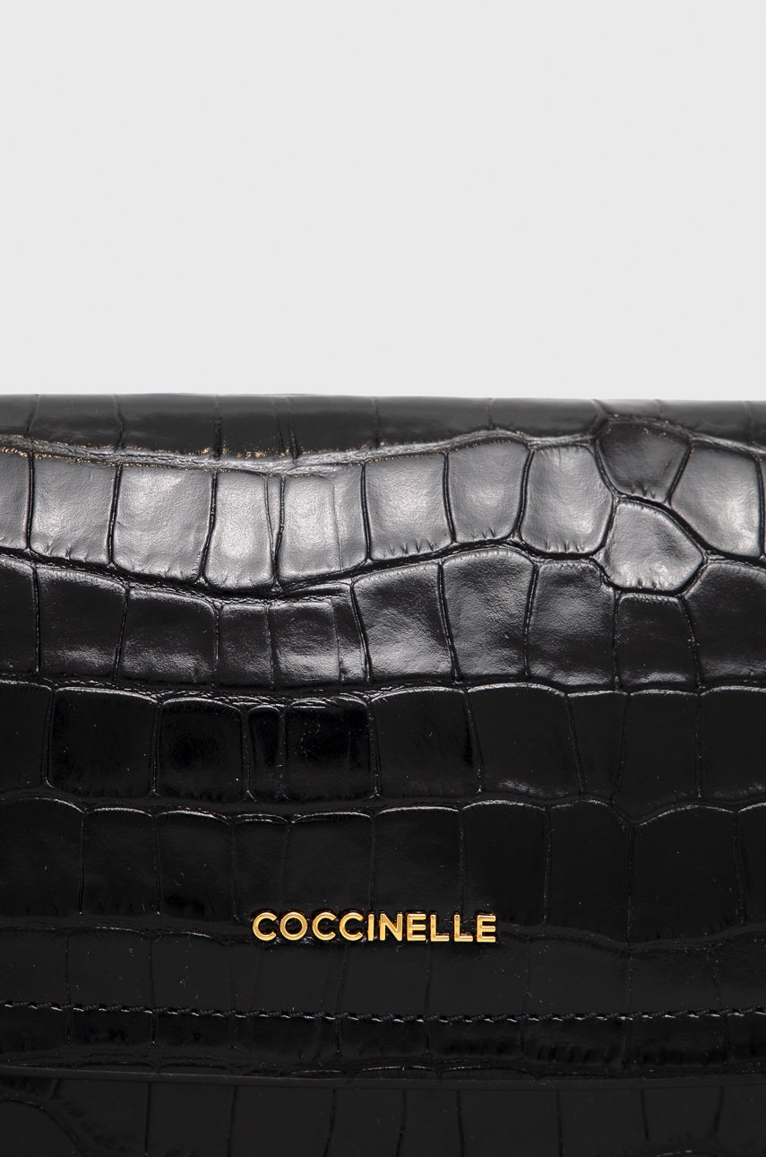 

Кожаная сумочка Coccinelle цвет чёрный