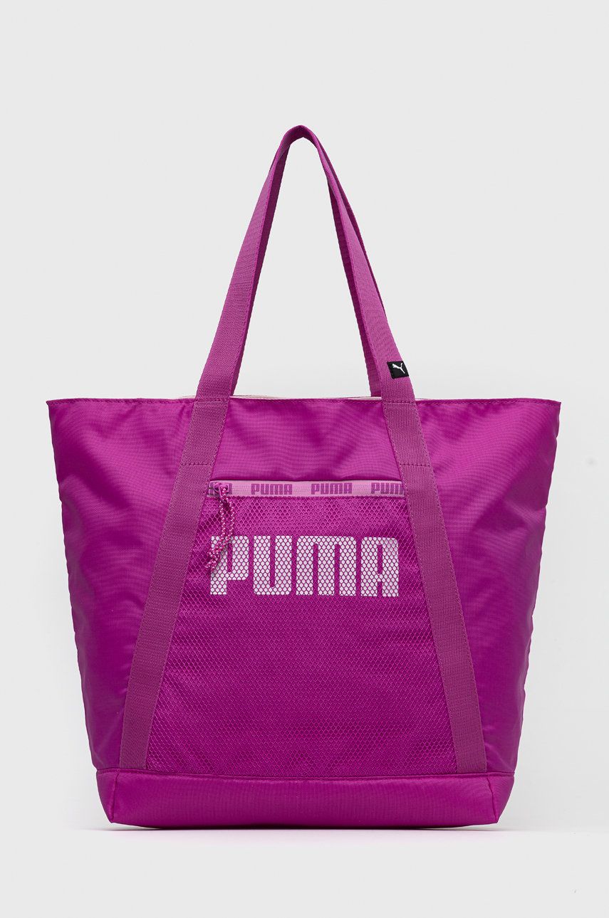 Puma poseta 78729 culoarea roz imagine reduceri black friday 2021 answear.ro