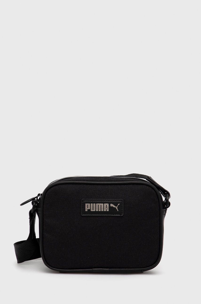 Puma poseta culoarea negru answear.ro imagine noua 2022
