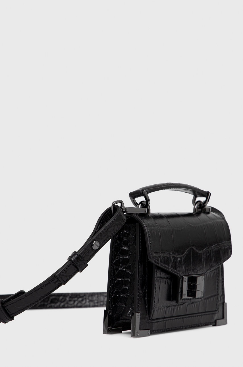 

Шкіряна сумочка The Kooples колір чорний