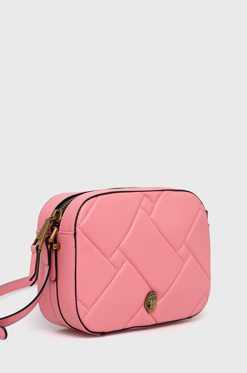 

Шкіряна сумочка Kurt Geiger London колір рожевий