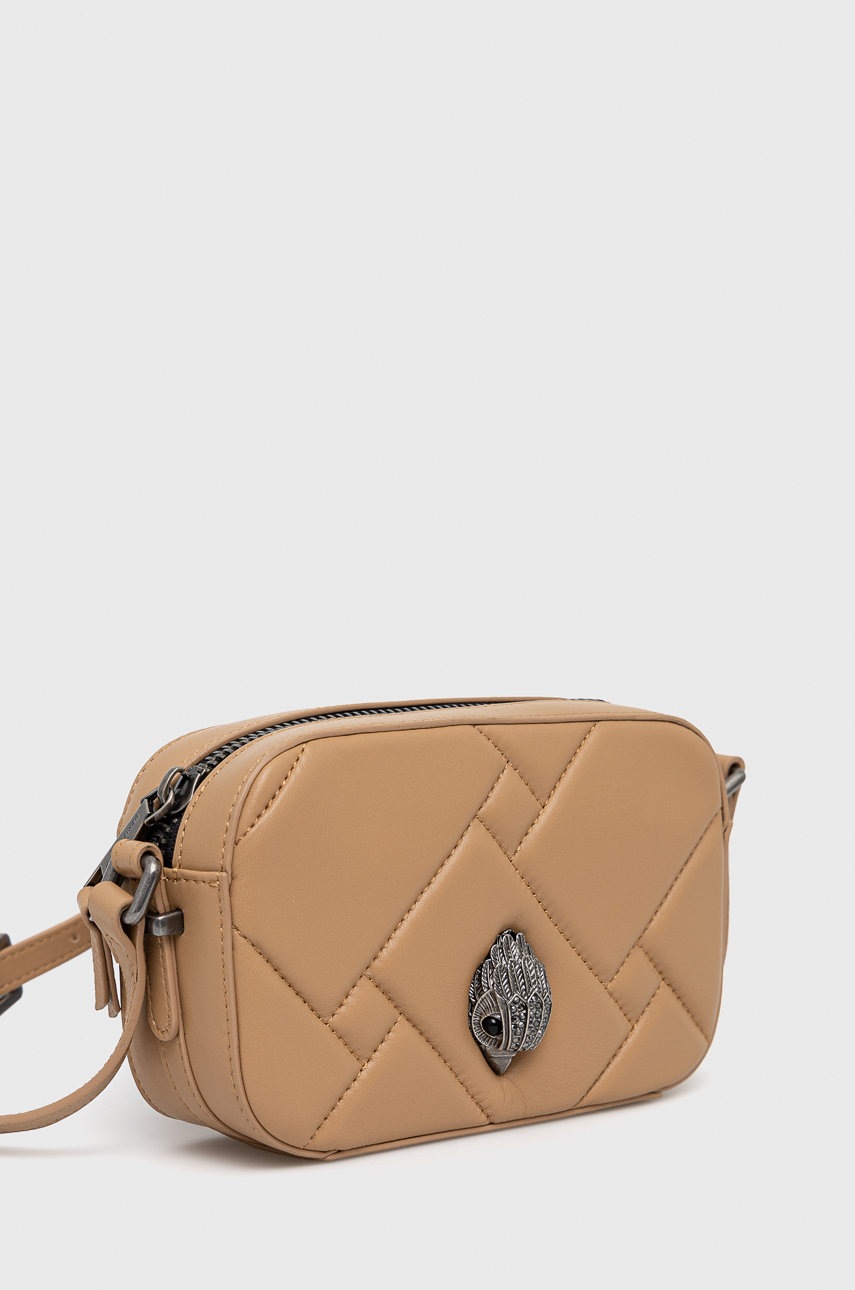 

Кожаная сумочка Kurt Geiger London цвет коричневый