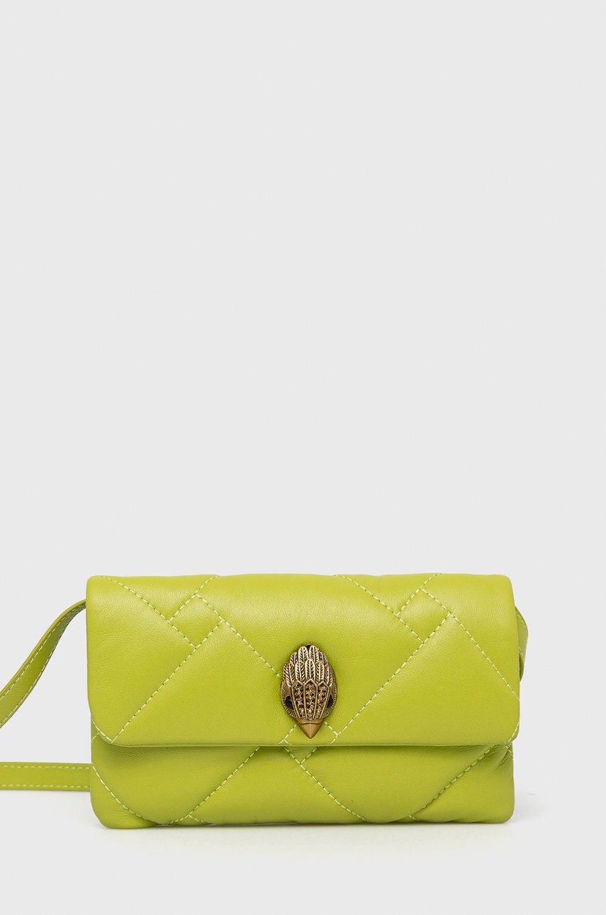 

Кожен клъч Kurt Geiger London в зелено, Зелен