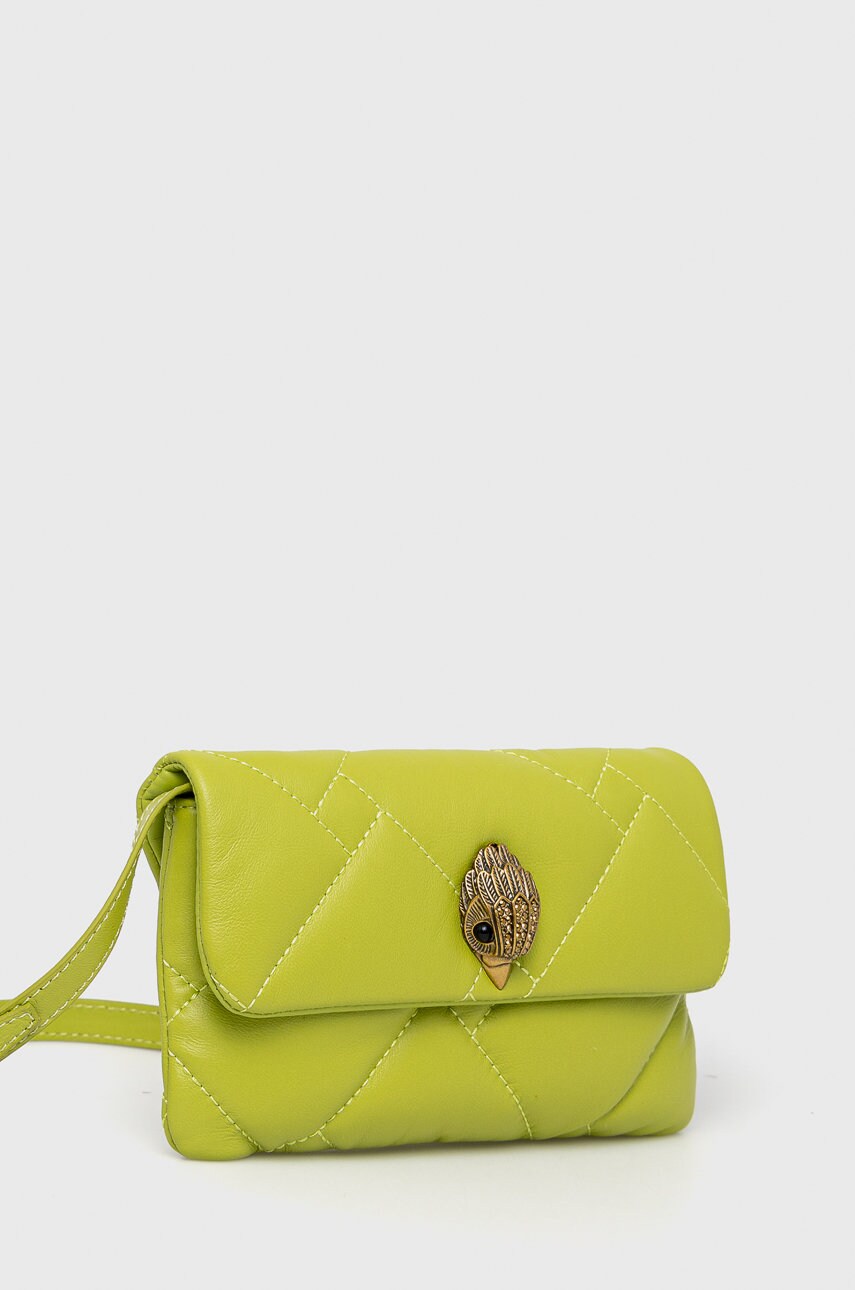 

Кожаная сумка Kurt Geiger London цвет зелёный