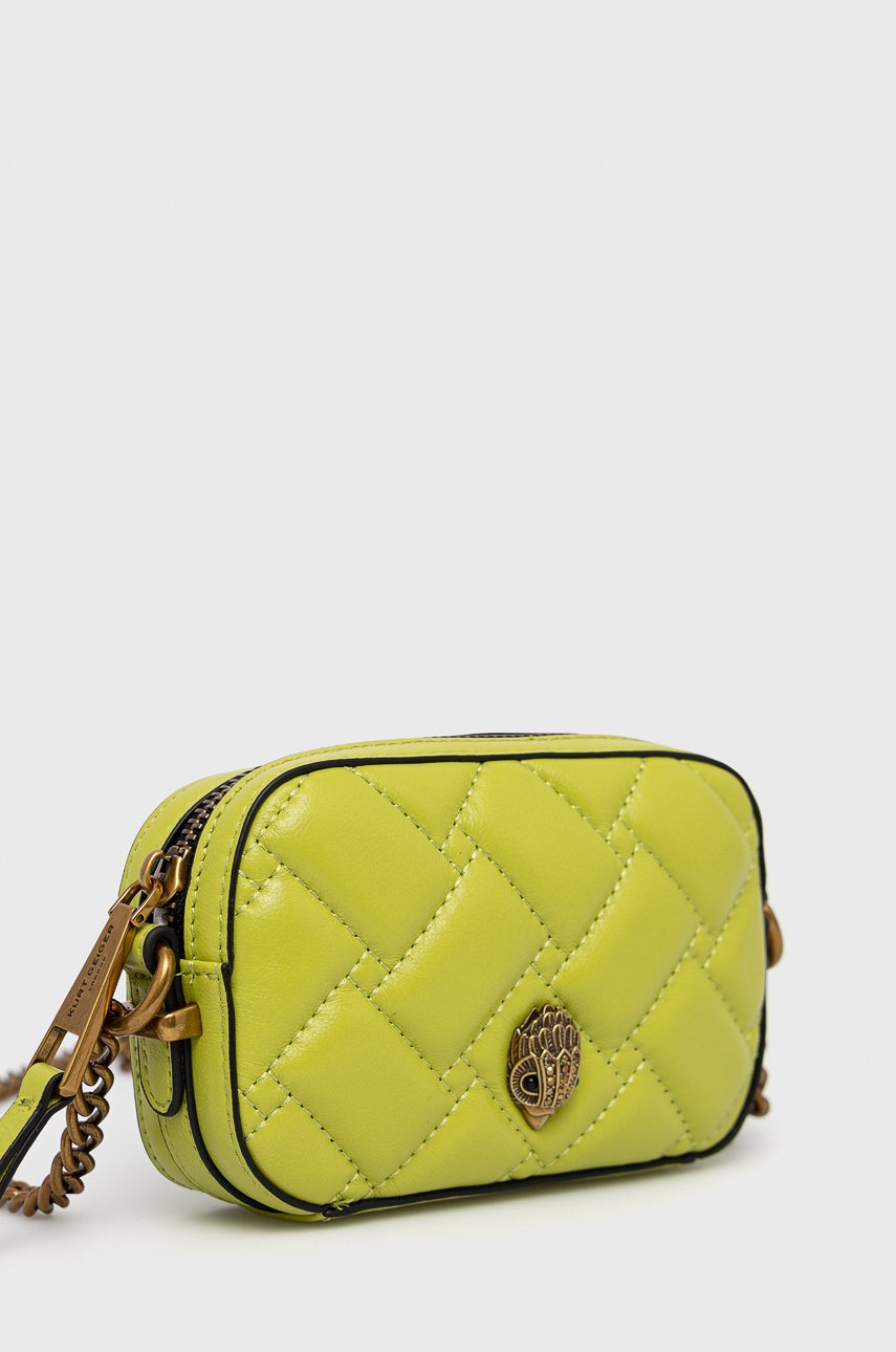 

Шкіряна сумочка Kurt Geiger London колір зелений