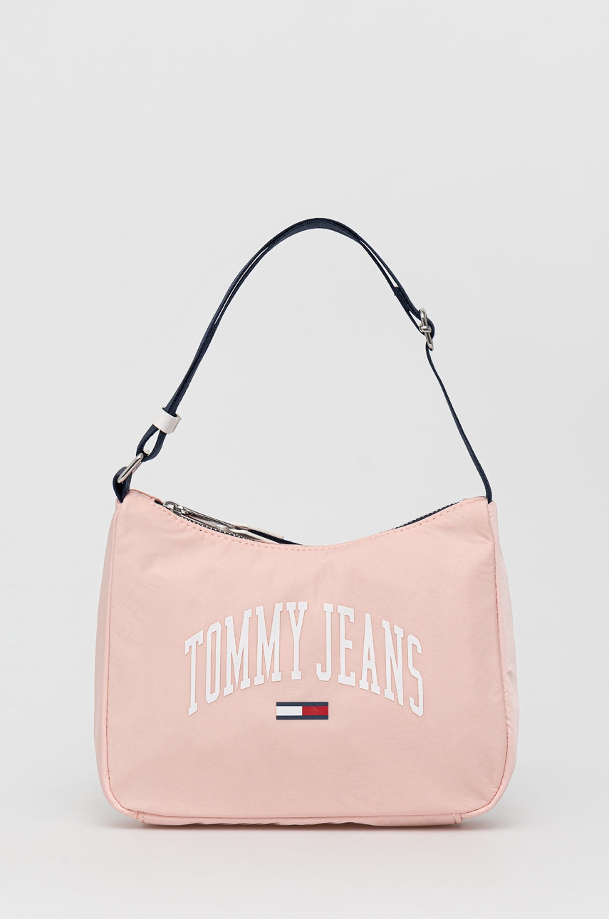 

Чанта Tommy Jeans в розово, Розов