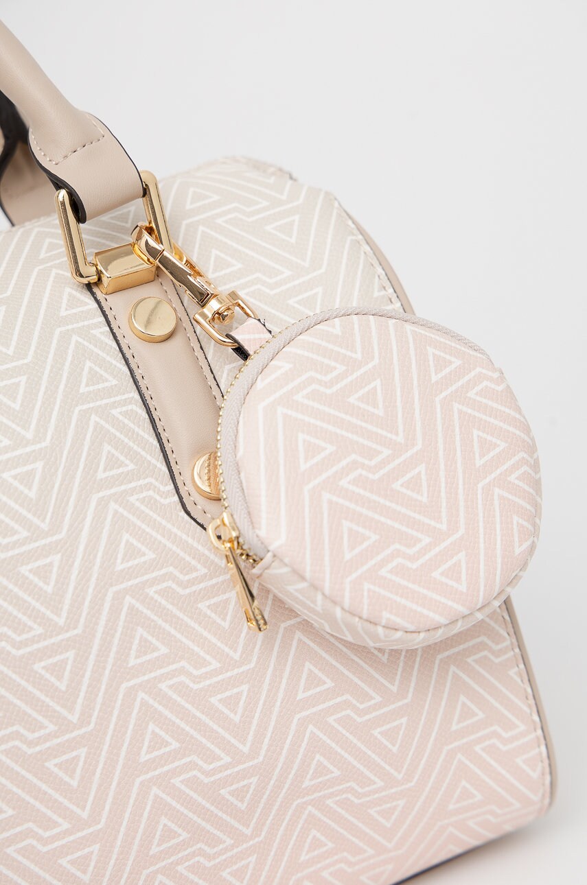 

Сумочка Aldo Iconibarrel колір бежевий