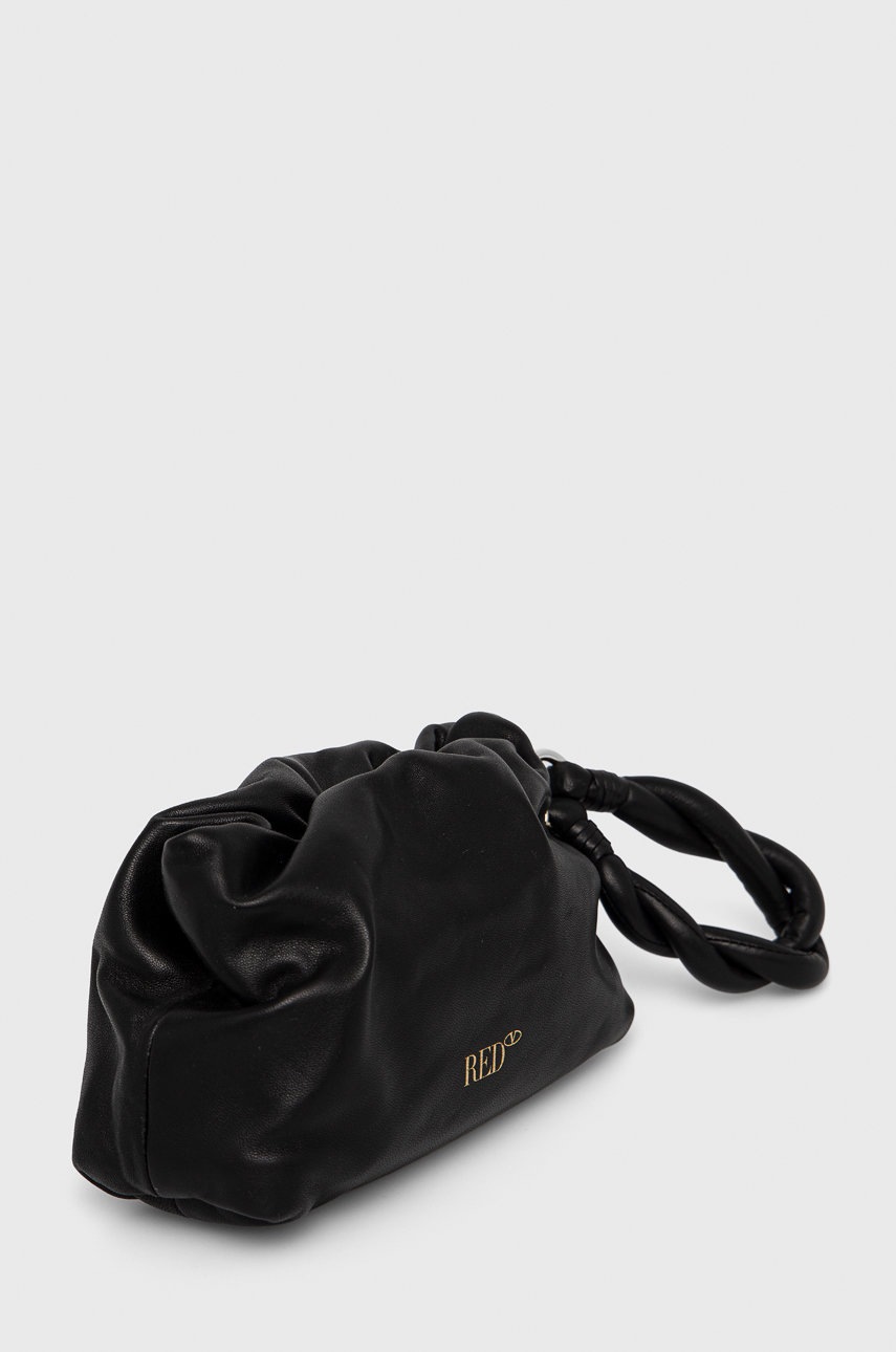 

Кожаная сумка Red Valentino цвет чёрный