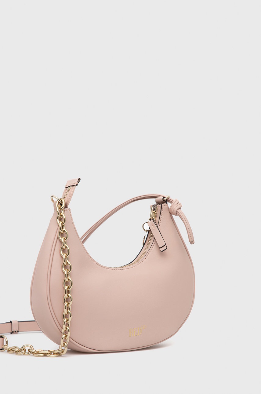 

Шкіряна сумочка Red Valentino колір жовтий