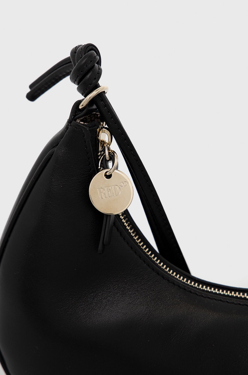 

Кожаная сумочка Red Valentino цвет чёрный
