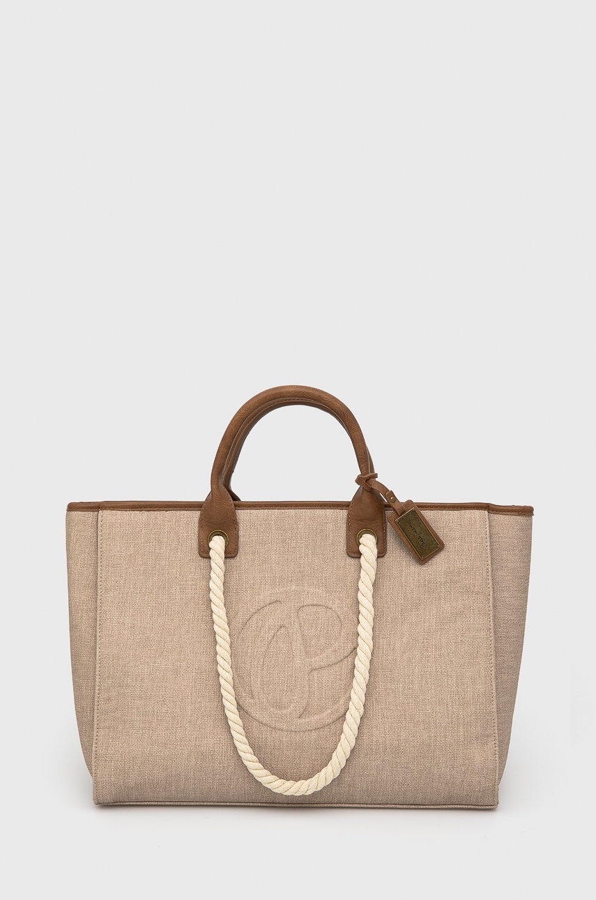 

Чанта Pepe Jeans Dina Bag в бежово, Бежов