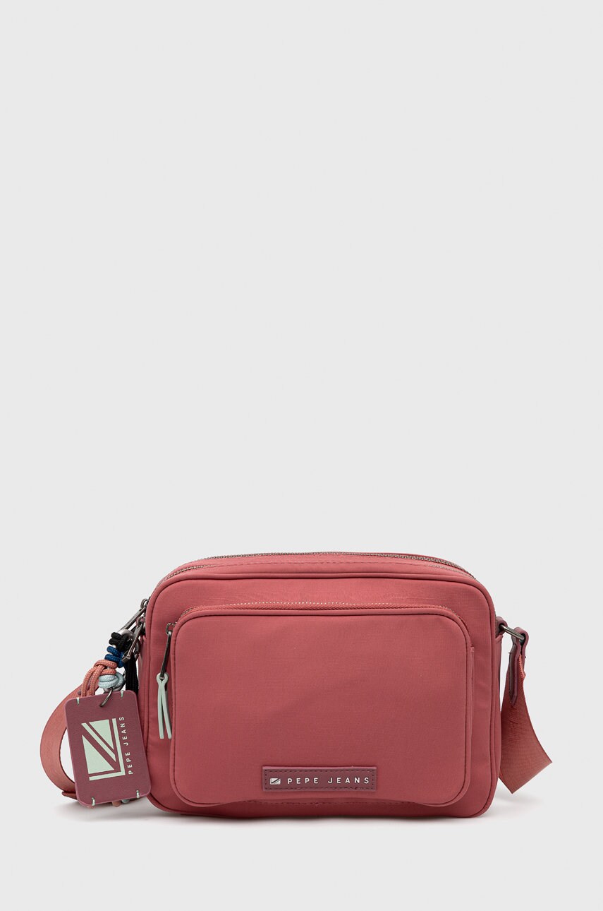 

Чанта Pepe Jeans Tessa Shoulder Bag в розово, Розов