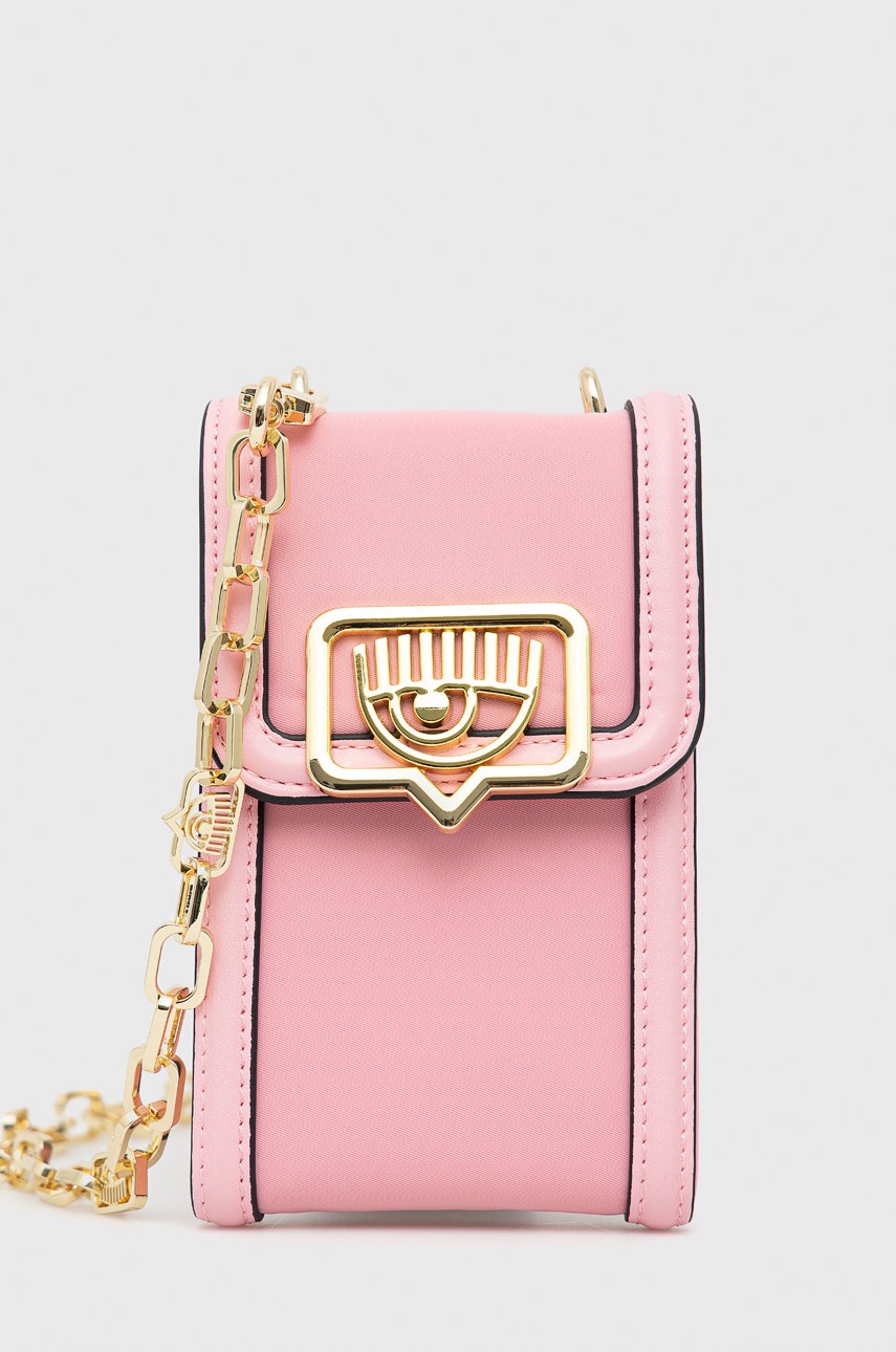 

Чанта Chiara Ferragni в розово, Розов