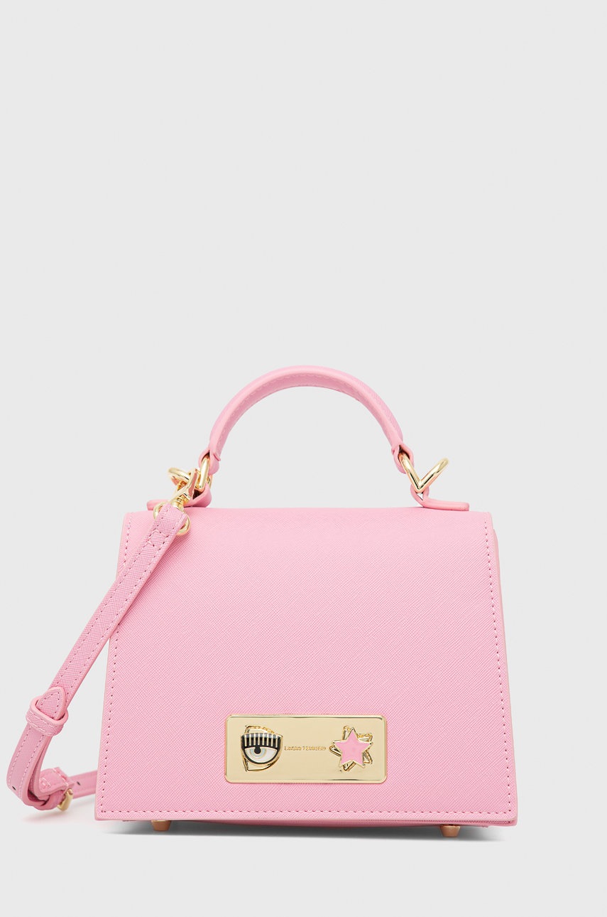 

Чанта Chiara Ferragni в розово, Розов
