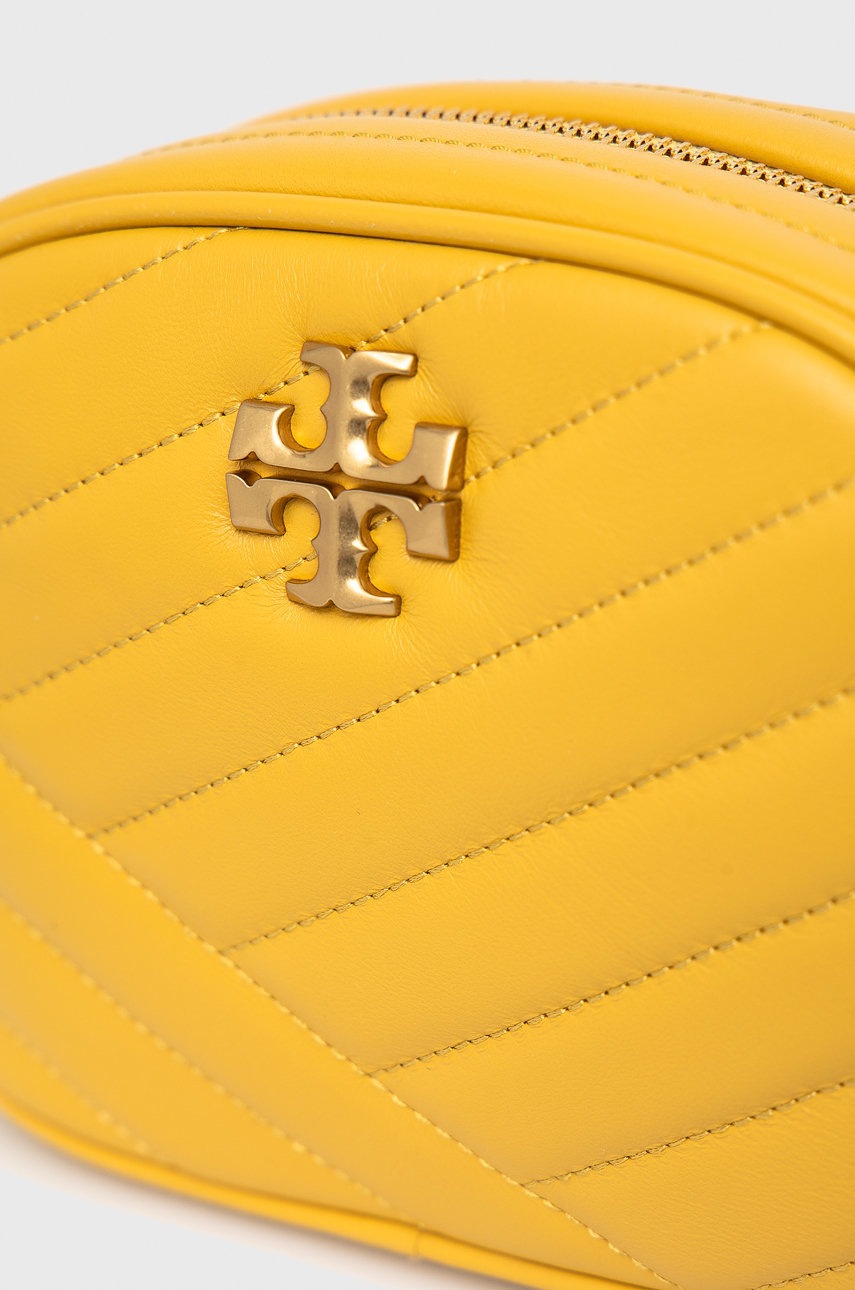 

Шкіряна сумочка Tory Burch колір жовтий