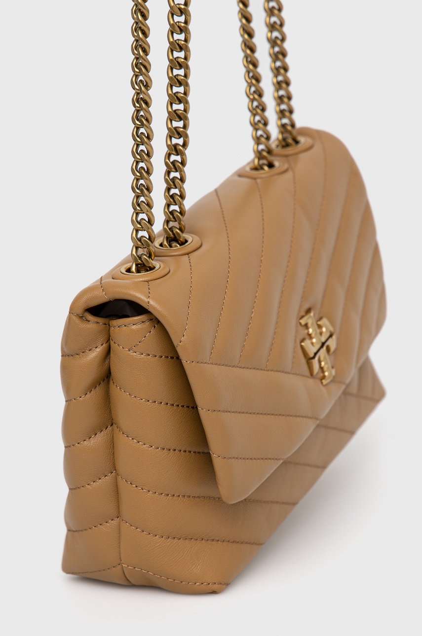

Шкіряна сумочка Tory Burch колір коричневий