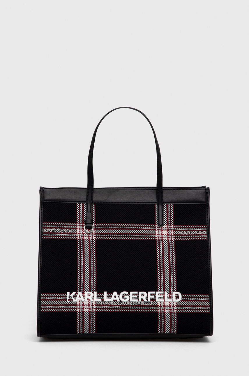 

Чанта Karl Lagerfeld в черно, Черен
