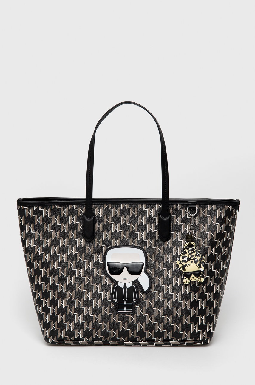 

Чанта Karl Lagerfeld в черно, Черен