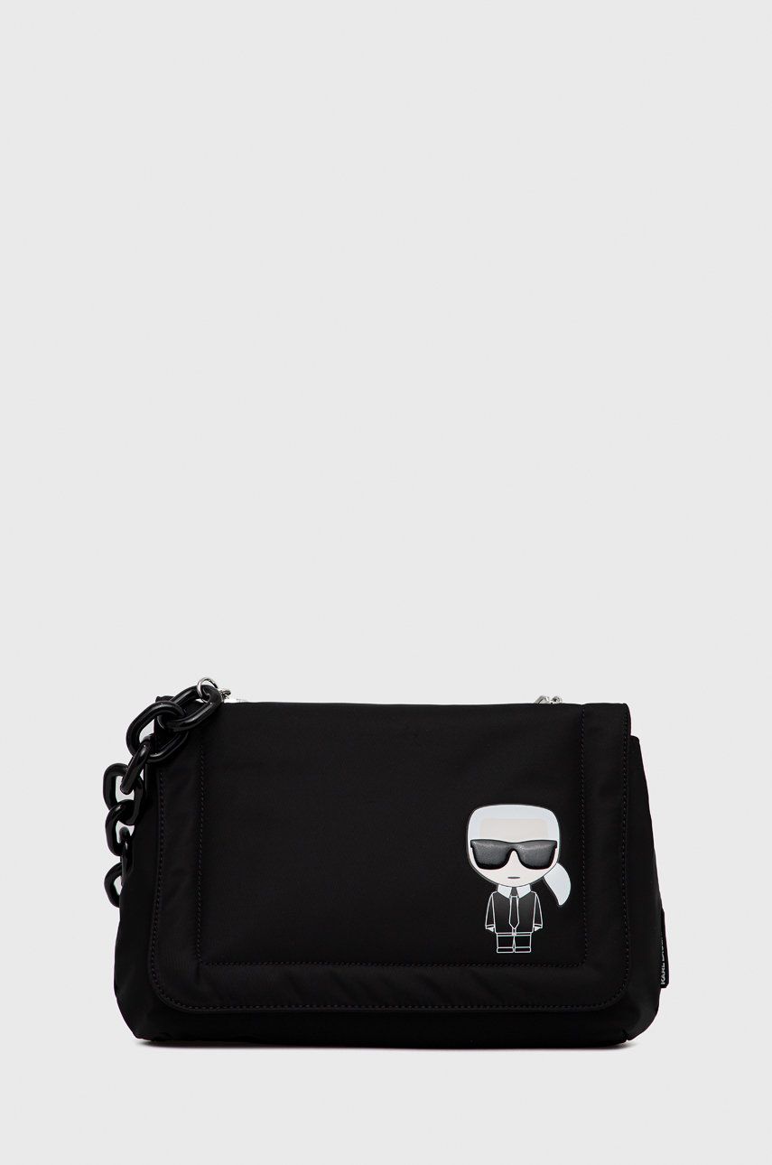 Karl Lagerfeld Poșetă culoarea negru Accesorii imagine 2022