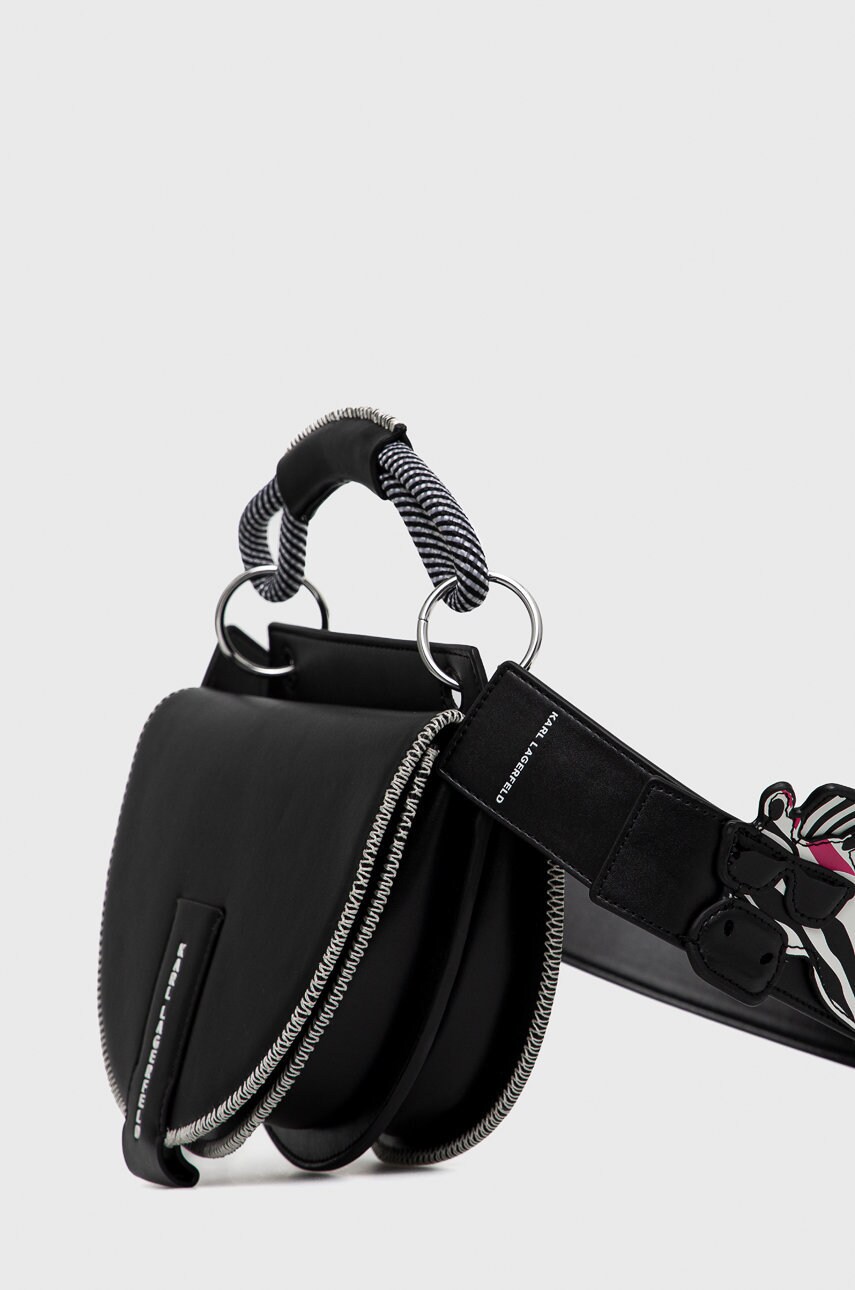 

Сумочка Karl Lagerfeld Karlimals LG SB Zebra цвет чёрный