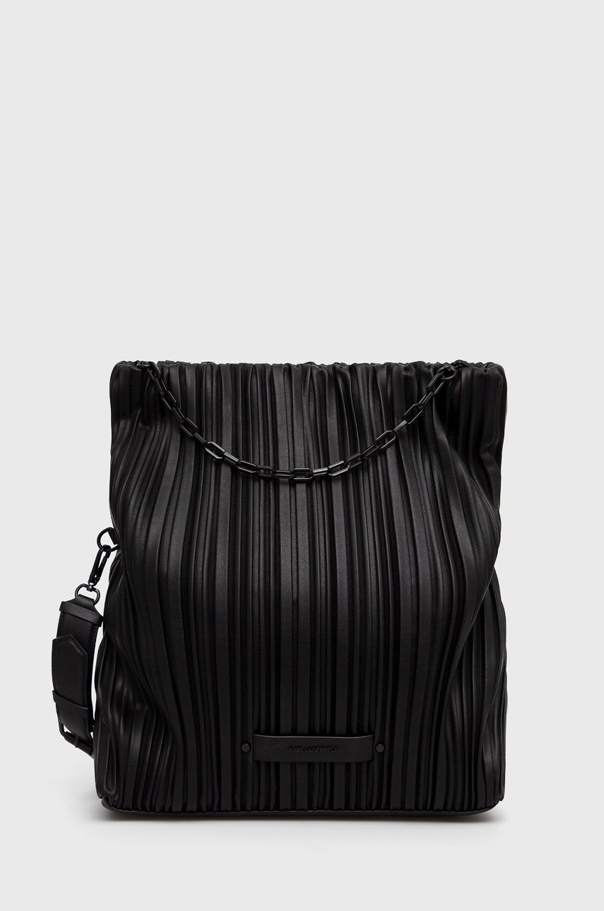Karl Lagerfeld Poșetă culoarea negru answear.ro