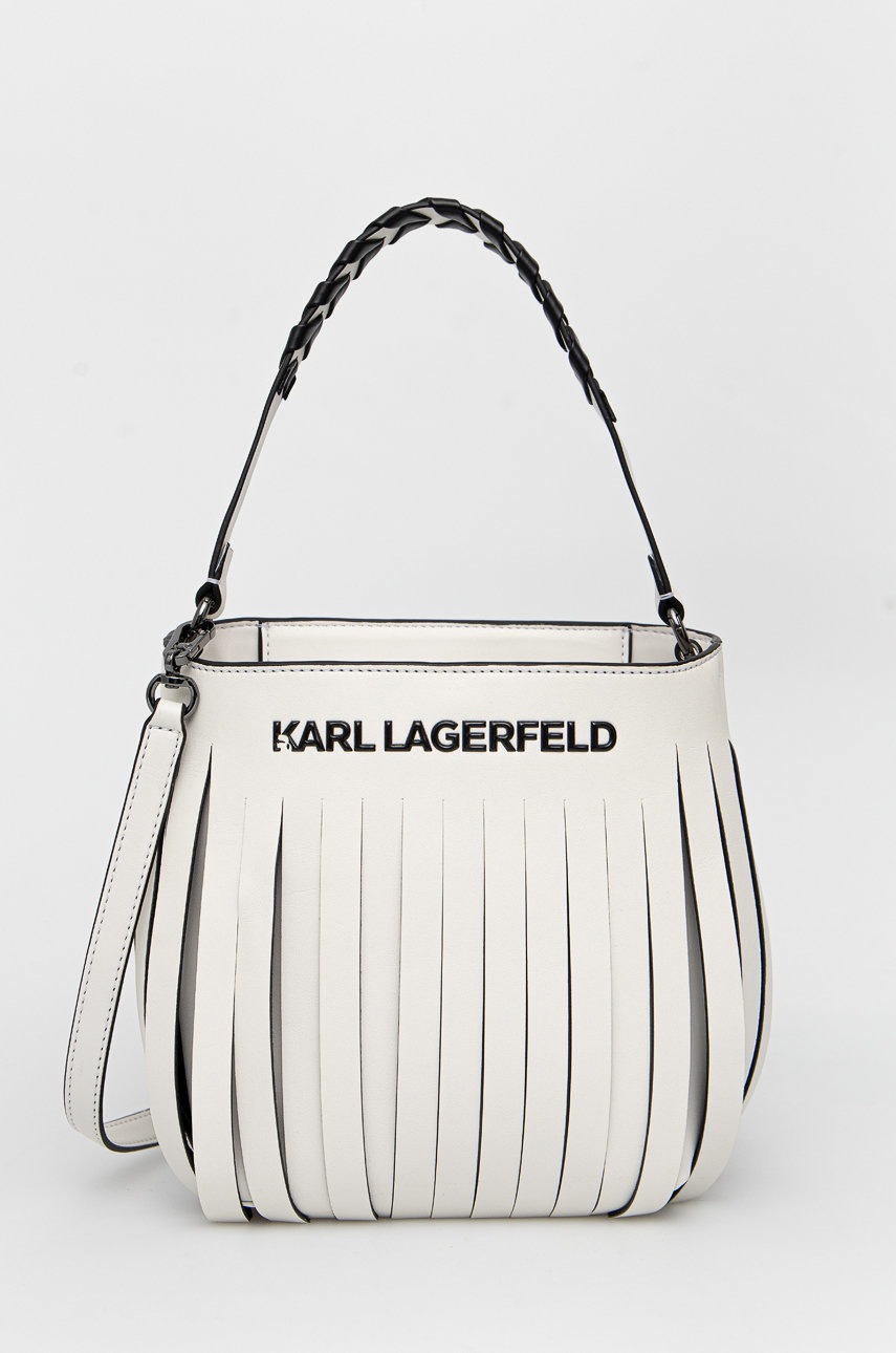 

Чанта Karl Lagerfeld в бяло, Бял