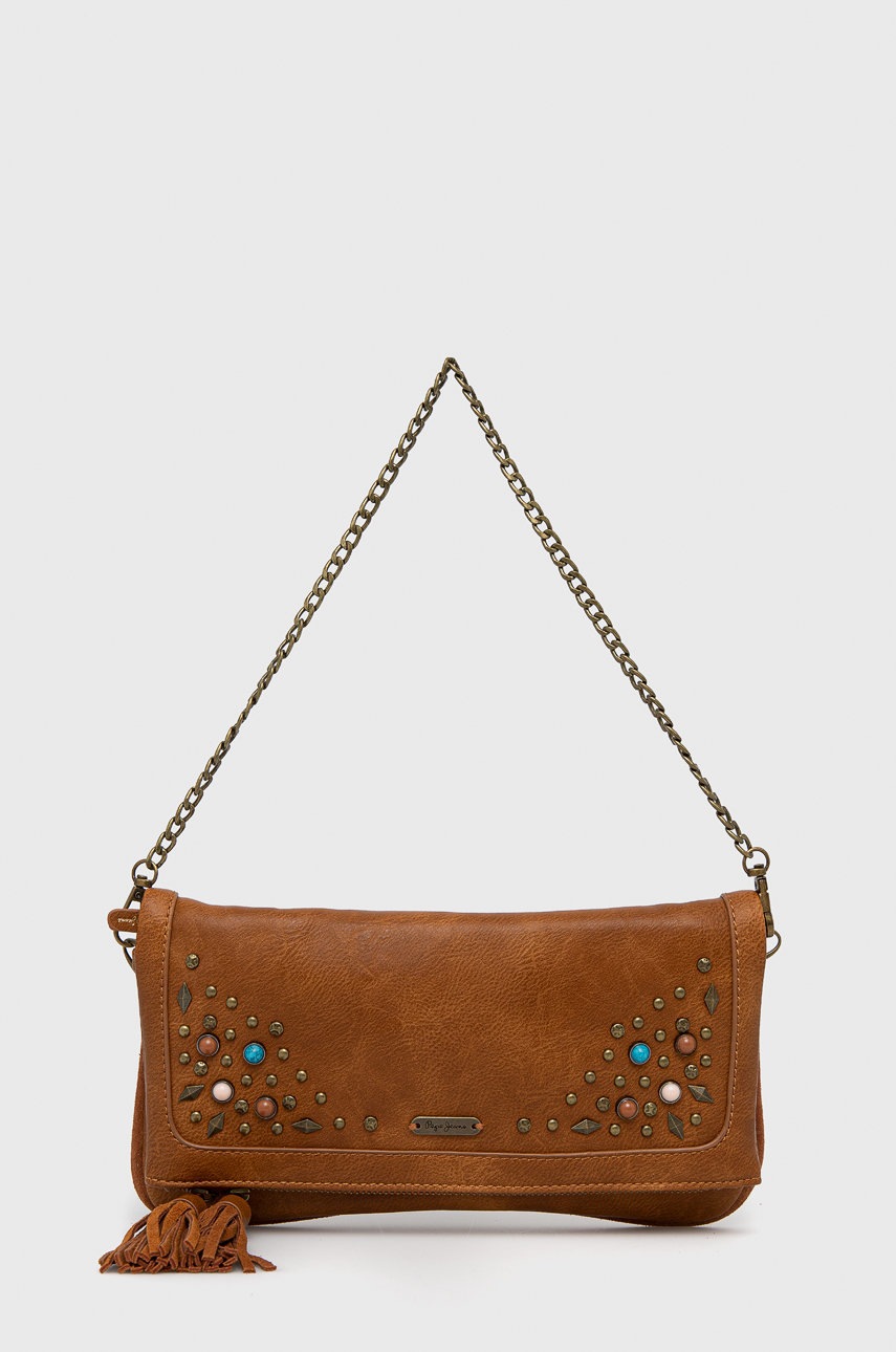 

Чанта Pepe Jeans Shelly Bag в кафяво, Кафяв
