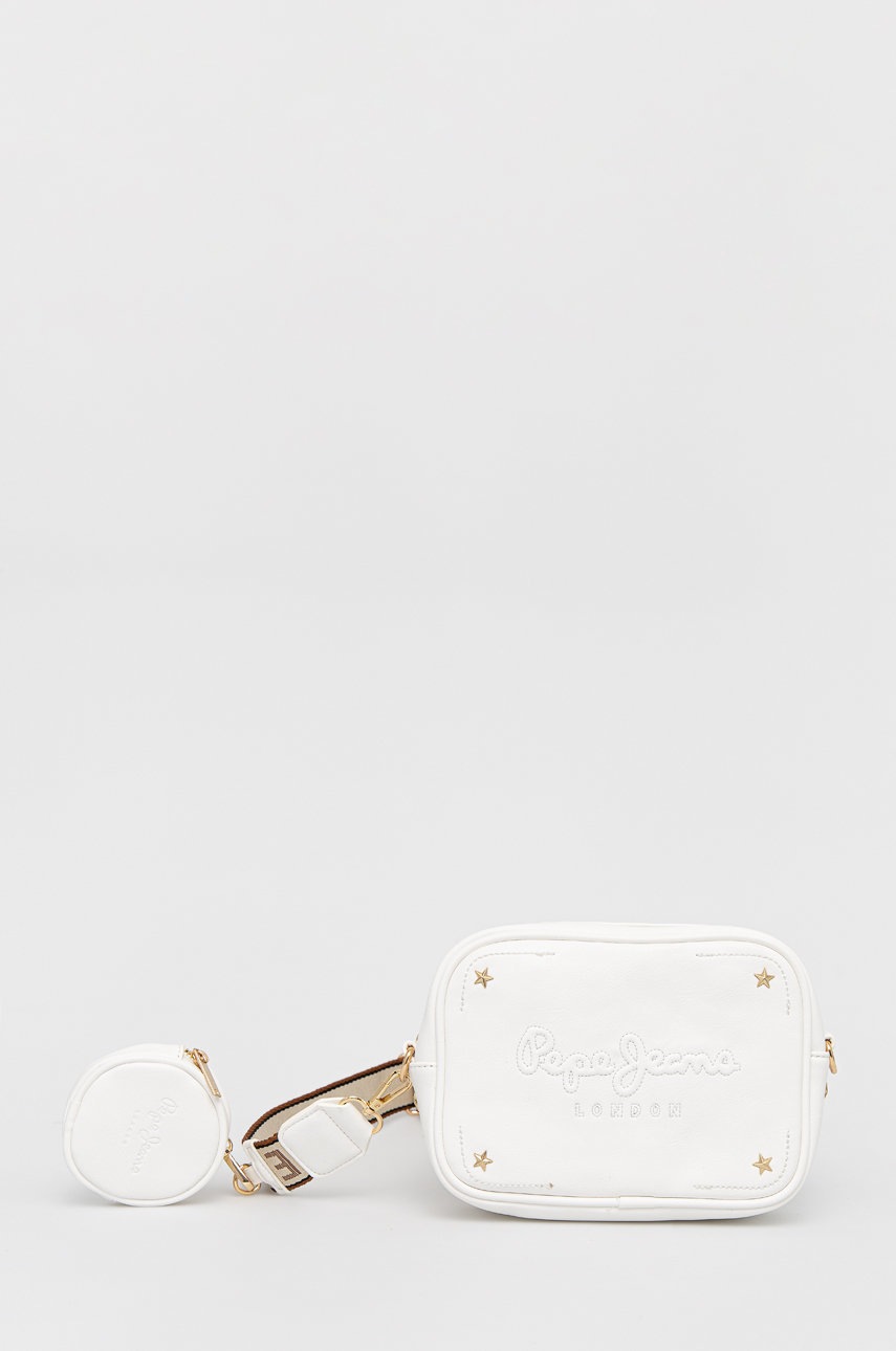 

Чанта Pepe Jeans Bassy Bag в бяло, Бял