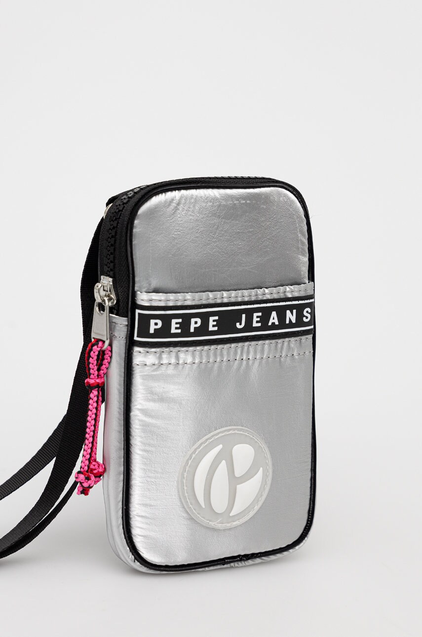 

Чохол для телефону Pepe Jeans Quinn W колір срібний