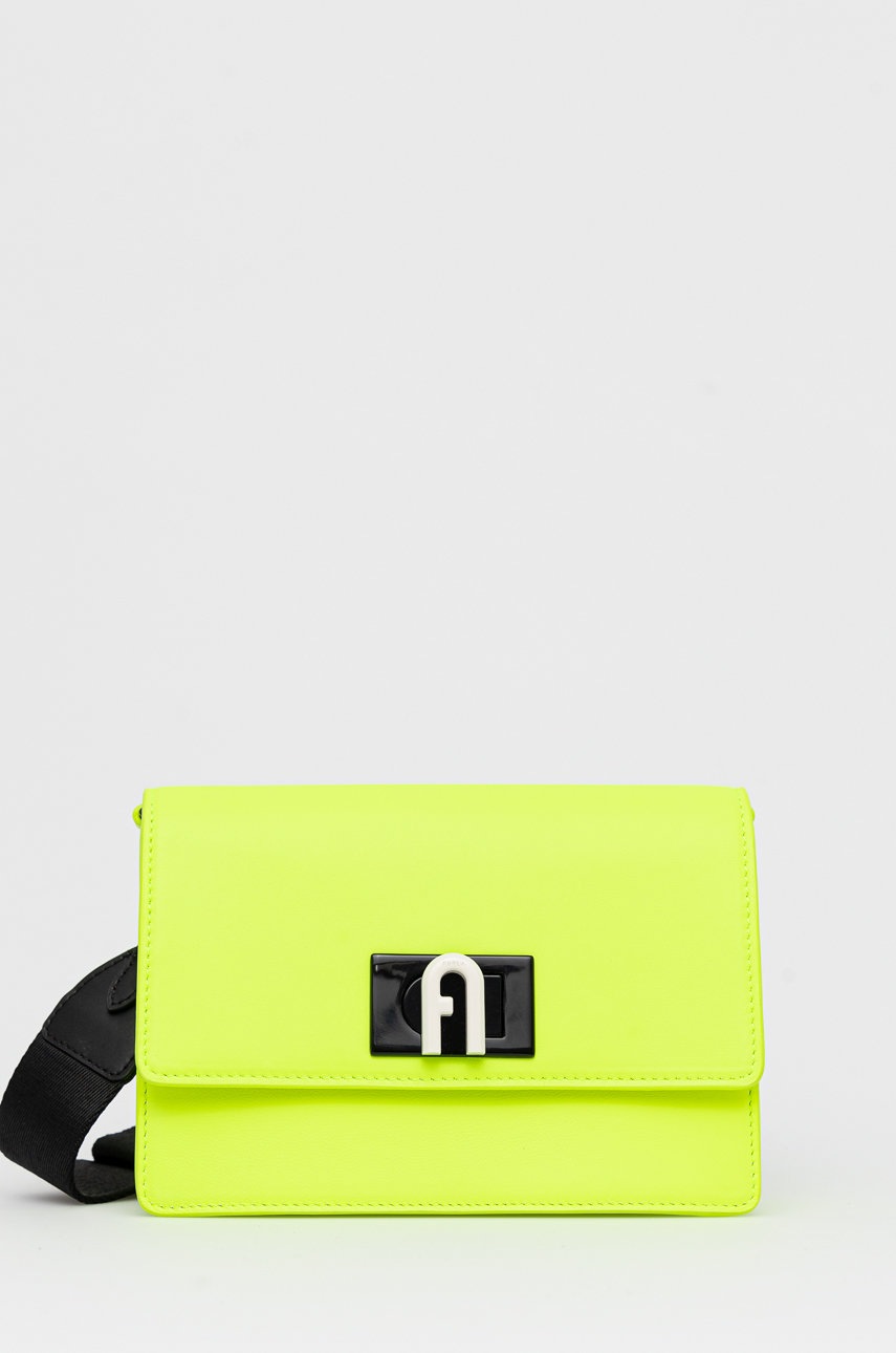 

Furla - Кожена чанта 1927 Soft, Зелен